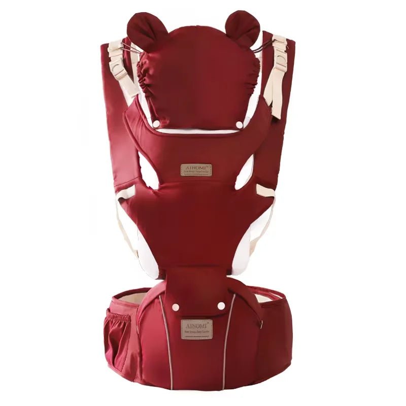 Porte-bébé ergonomique 6-en-1 avec assise hipseat