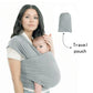 Echarpe avant pour bébé ; style enveloppant ; bandoulière multifonctionnelle ; fournitures de voyage de maternité