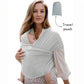 Echarpe avant pour bébé ; style enveloppant ; bandoulière multifonctionnelle ; fournitures de voyage de maternité