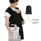 Echarpe avant pour bébé ; style enveloppant ; bandoulière multifonctionnelle ; fournitures de voyage de maternité
