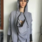 Manteau porte-bébé avec capuche