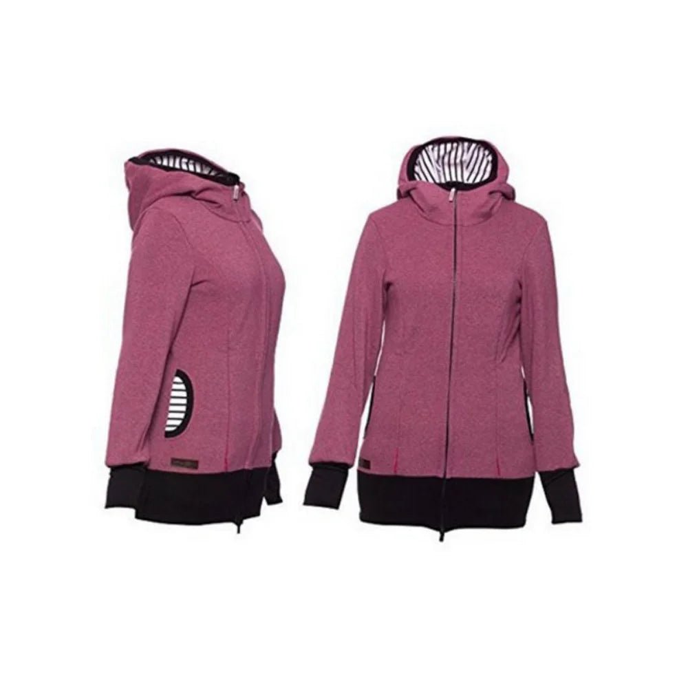 Manteau porte-bébé avec capuche