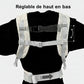 Porte-bébé 4-en-1 avec siège de hanche | Mains libres, toutes saisons, confortable
