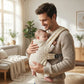 Porte-bébé 4-en-1 avec siège de hanche | Mains libres, toutes saisons, confortable
