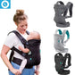 Porte-bébé ergonomique 4 en 1 – Protégez votre dos, gardez bébé tout contre vous en toute sécurité