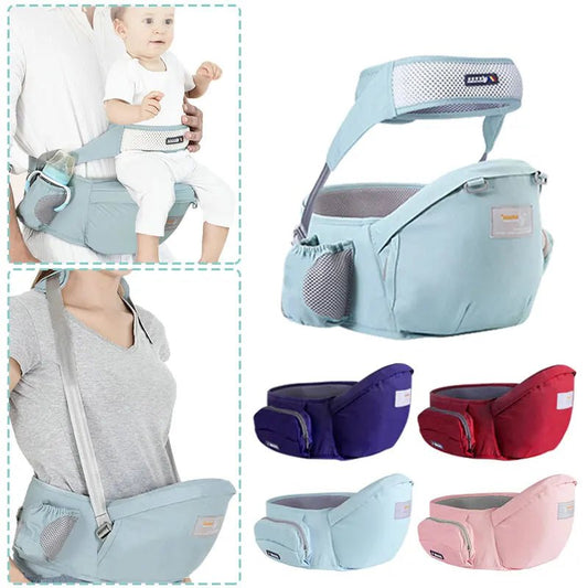 Porte-bébé coton porte-bébé taille tabouret transporteur bébé fronde Bebe hanche transporteur enfants hanche siège bébé marcheurs sac avant support Wra