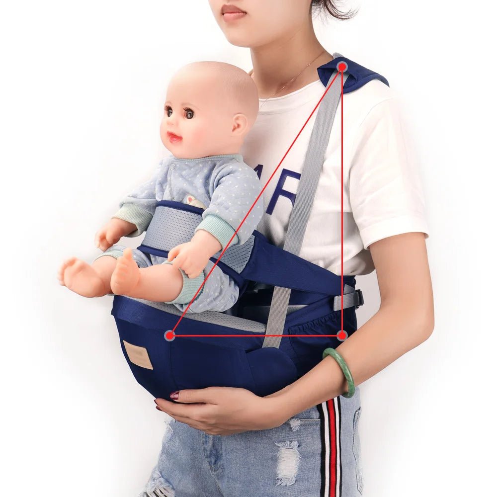 Porte-bébé de sécurité , siège de hanche réglable pour bébé, ceinture de maintien pour la taille, sac à dos, ceinture de hanche pour enfants, siège de hanche pour nourrissons