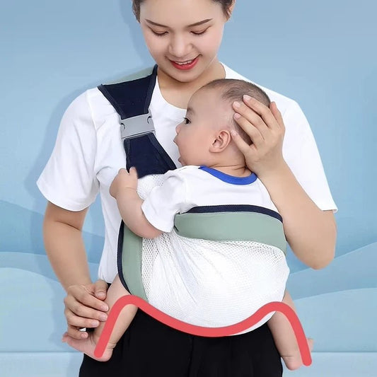 Porte-bébé d'emballage pour nouveau-né et enfant en bas âge, écharpe pour bébé, couverture d'allaitement réglable, une bandoulière, porte-allaitement