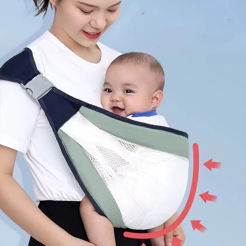 Porte-bébé d'emballage pour nouveau-né et enfant en bas âge, écharpe pour bébé, couverture d'allaitement réglable, une bandoulière, porte-allaitement