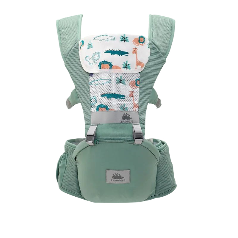 Porte-bébé ergonomique 3-en-1 Dino Nature