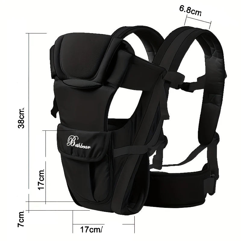 Porte-bébé  Ergonomique 4 en 1 -  jusqu'à 20 kg (0-3ans)