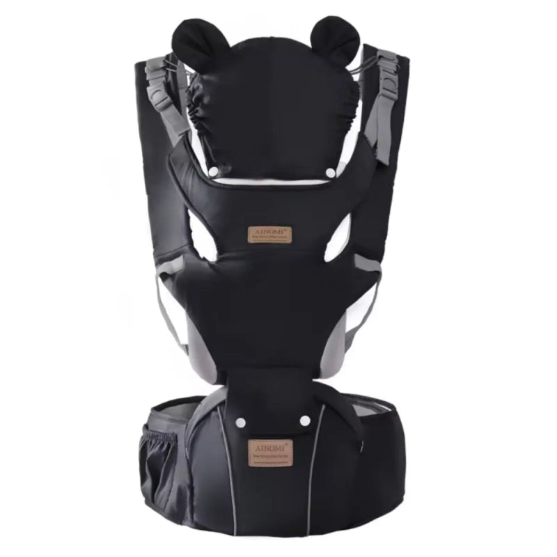 Porte-bébé ergonomique 6-en-1 avec assise hipseat