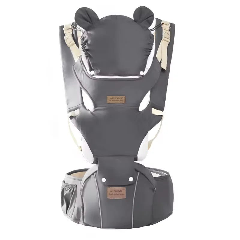 Porte-bébé ergonomique 6-en-1 avec assise hipseat