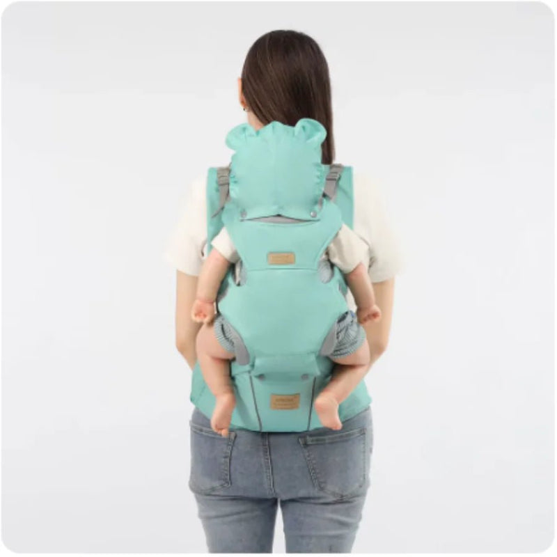 Porte-bébé ergonomique 6-en-1 avec assise hipseat