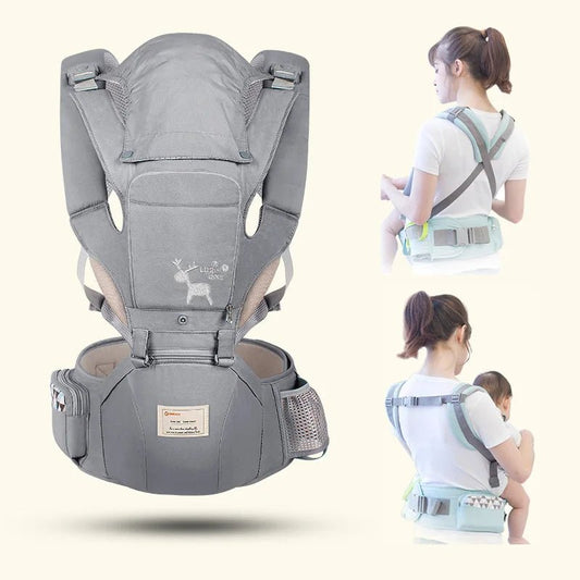 Porte-Bébé Ergonomique 6-en-1 avec Siège Hanches