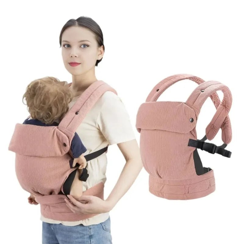 Porte-bébé ergonomique pour nouveau-né et tout-petit, avec boucle à crochet, tissu doux et respirant, sac à dos kangourou facilement réglable