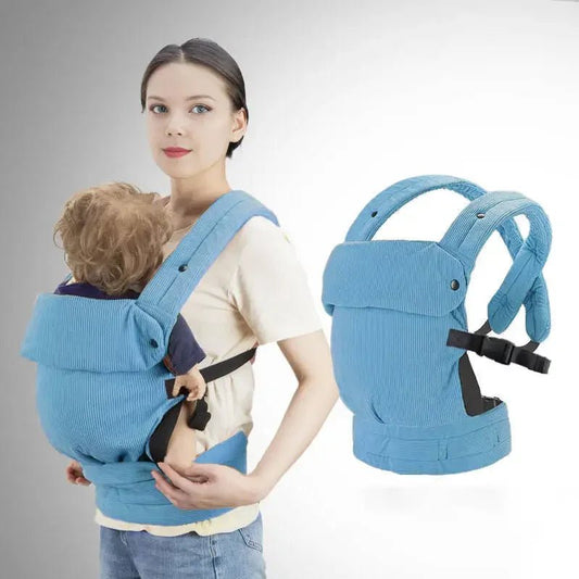 Porte-bébé ergonomique pour nouveau-né et tout-petit, avec boucle à crochet, tissu doux et respirant, sac à dos kangourou facilement réglable