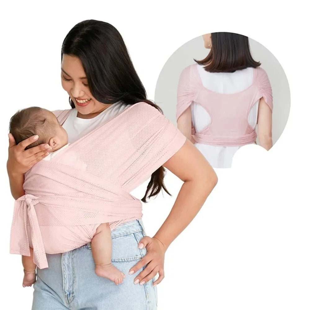 Sangle multifonction  pour nouveau-né, doux, rond, coton respirant, sac à dos pour bébé, accessoires de poussette
