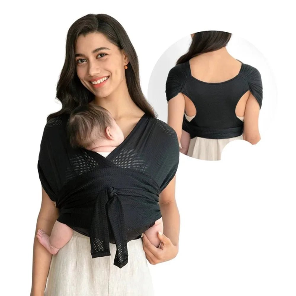 Sangle multifonction  pour nouveau-né, doux, rond, coton respirant, sac à dos pour bébé, accessoires de poussette