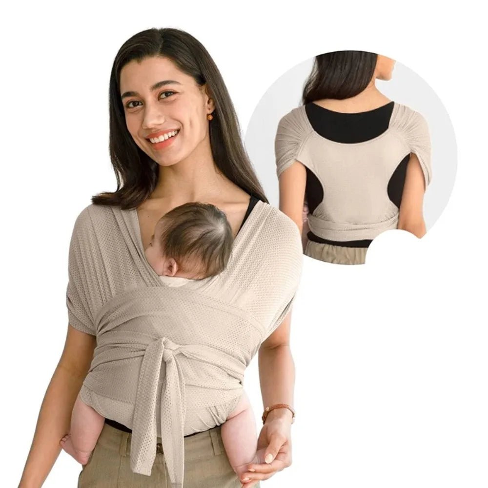 Sangle multifonction  pour nouveau-né, doux, rond, coton respirant, sac à dos pour bébé, accessoires de poussette