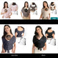 Sangle multifonction  pour nouveau-né, doux, rond, coton respirant, sac à dos pour bébé, accessoires de poussette