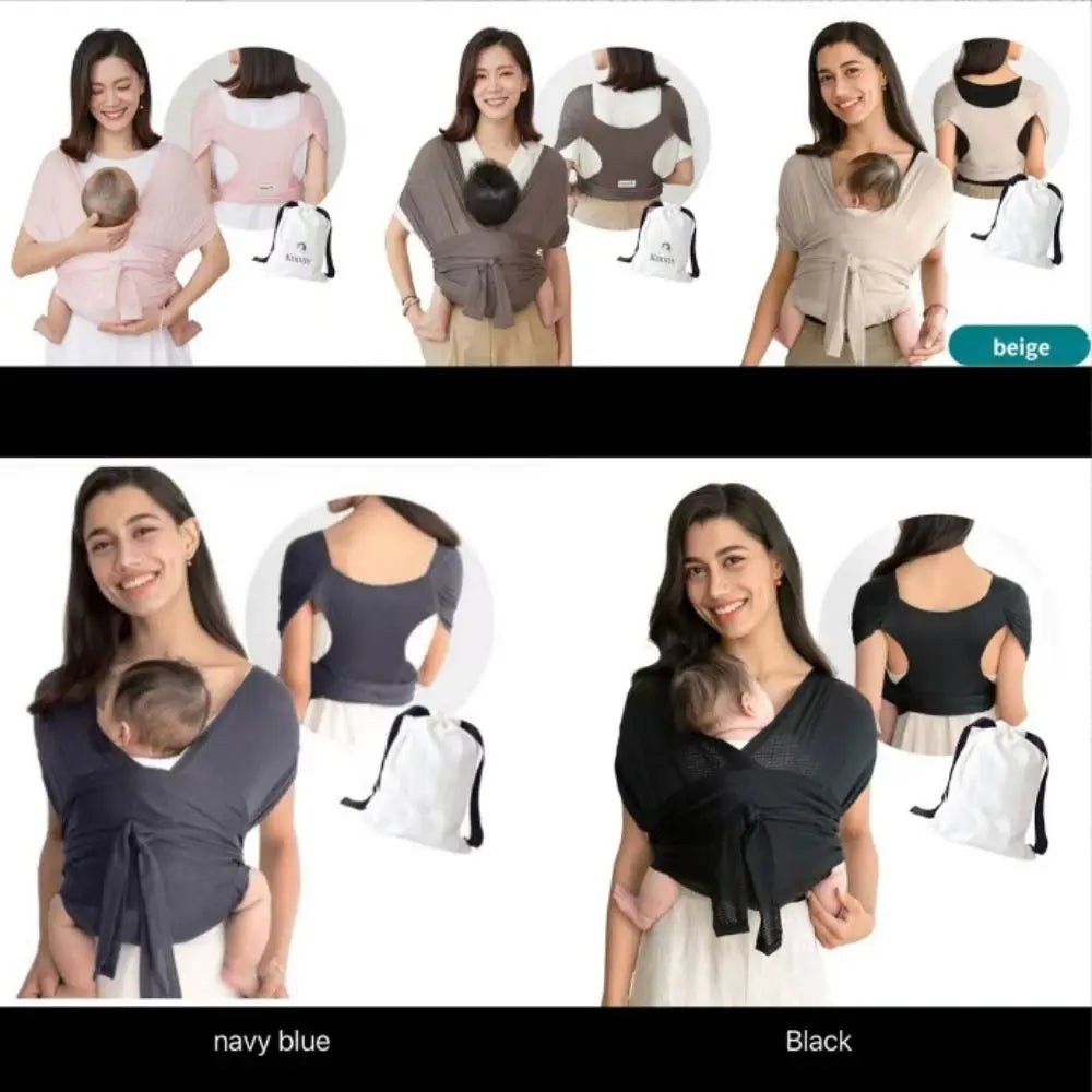 Sangle multifonction  pour nouveau-né, doux, rond, coton respirant, sac à dos pour bébé, accessoires de poussette