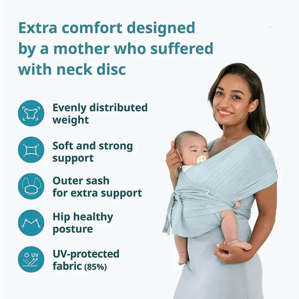 Sangle multifonction  pour nouveau-né, doux, rond, coton respirant, sac à dos pour bébé, accessoires de poussette